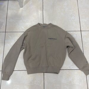 Beige Essentials Crewneck